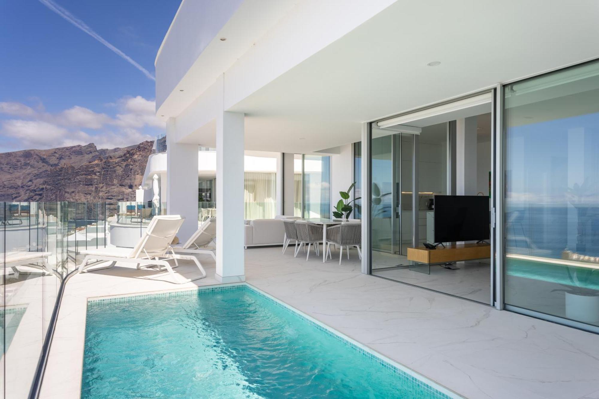 Crystal I Luxury Apartments By Enjoyahome Acantilado de los Gigantes Kültér fotó